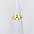 Shine Me Initial Ring