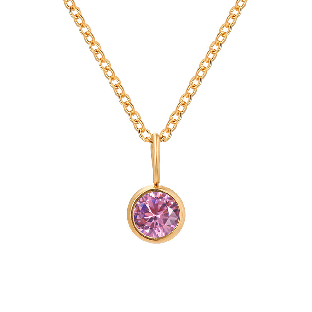 Lumière Birthstone Necklace Month & Zodiac Collection