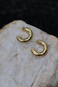 Mini Audrey Hoop Earrings - Gold