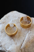 Thick Gold Hoop Earrings – 18K Gold Plated Waterproof