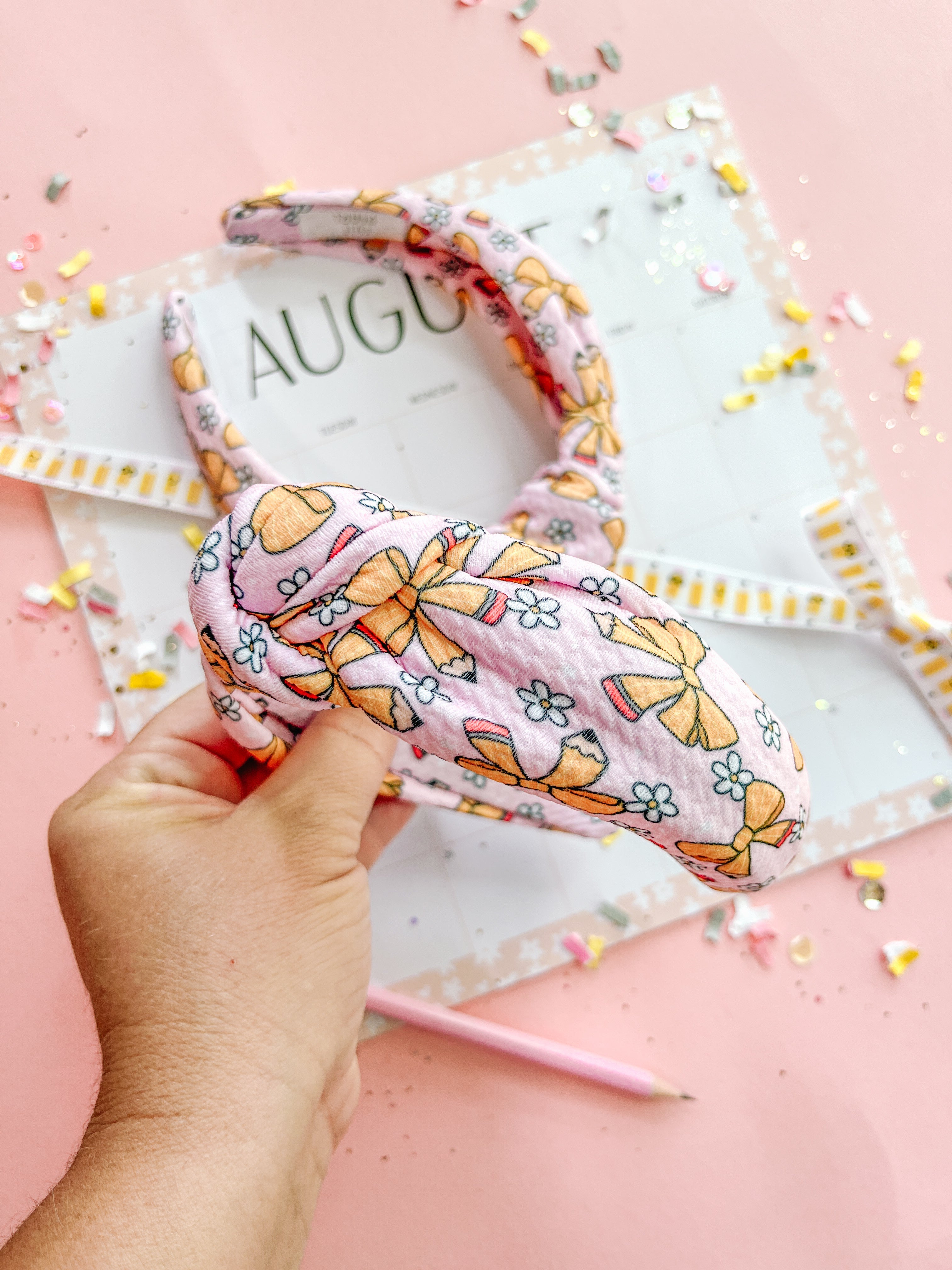 Pencil Bow Knotted Headband