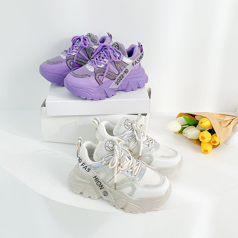 Women's Platform Chunky Sneakers for Harajuku Style & Height - Image 7