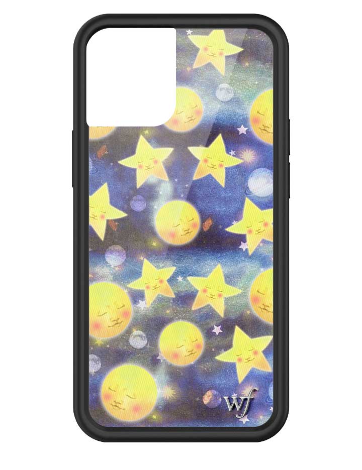 Celestial Dreaming iPhone Case with Stars and Moon Print