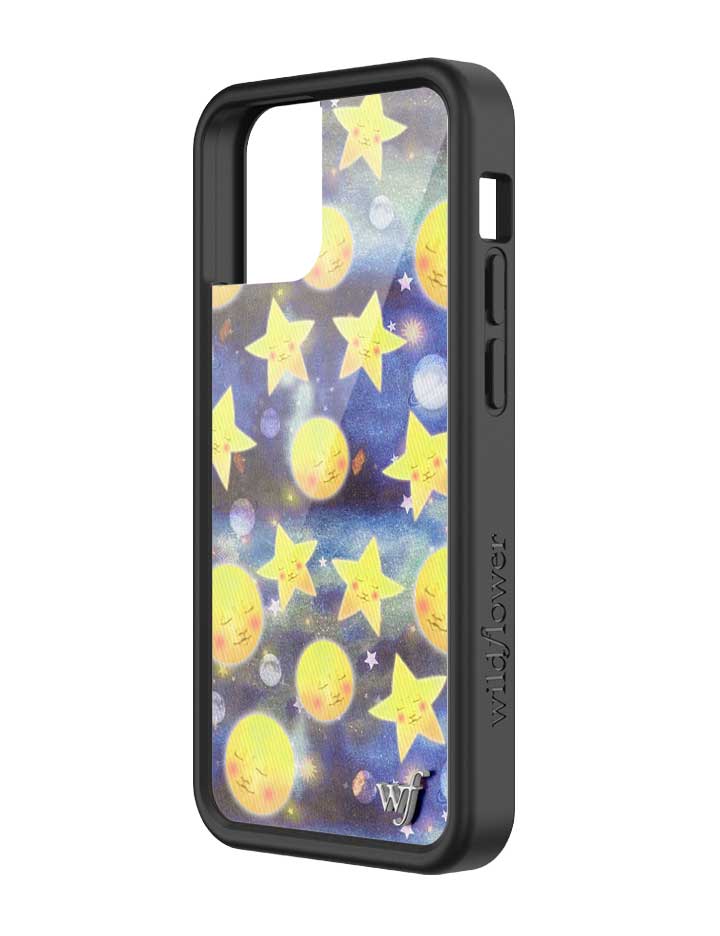 Celestial Dreaming iPhone Case with Stars and Moon Print