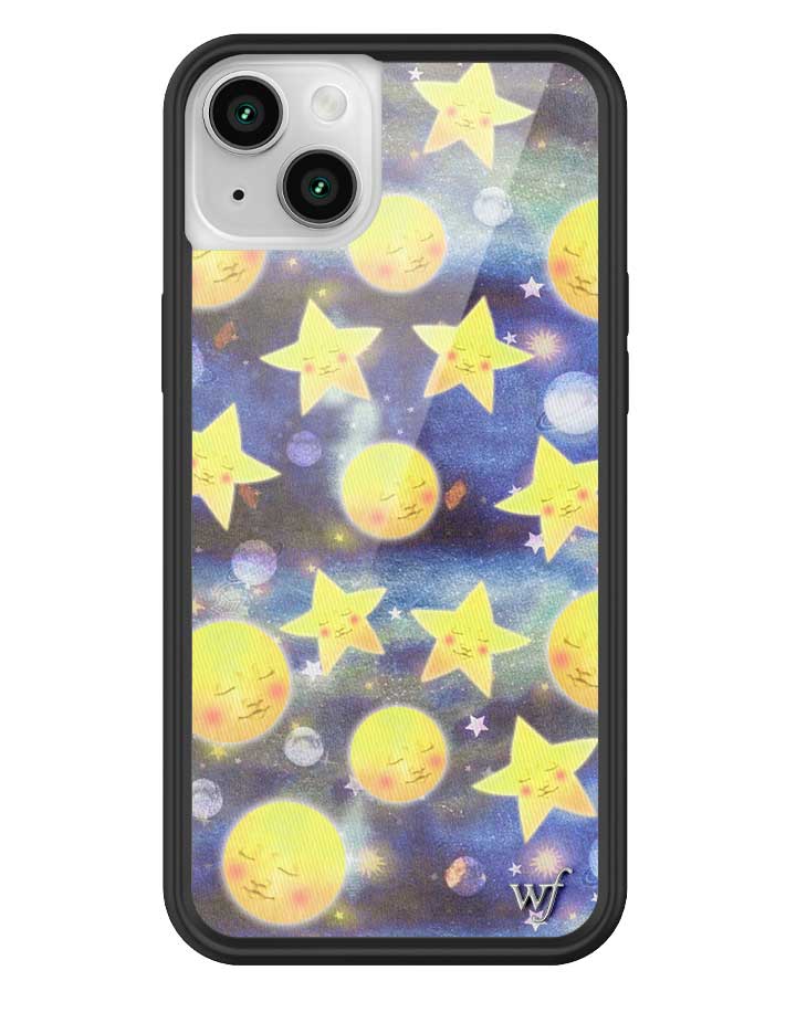 Celestial Dreaming iPhone Case with Stars and Moon Print