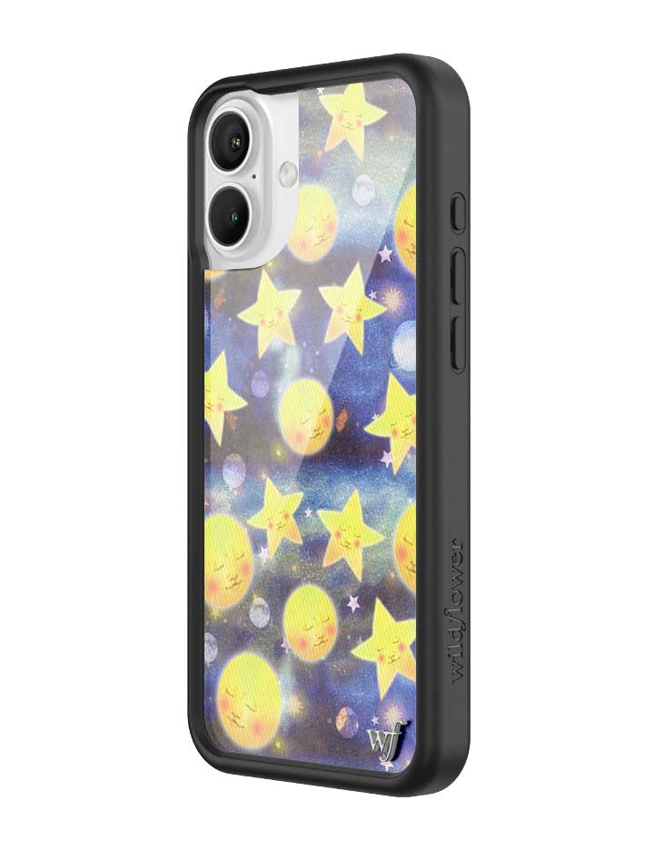 Celestial Dreaming iPhone Case with Stars and Moon Print