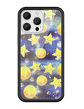 Celestial Dreaming iPhone Case with Stars and Moon Print