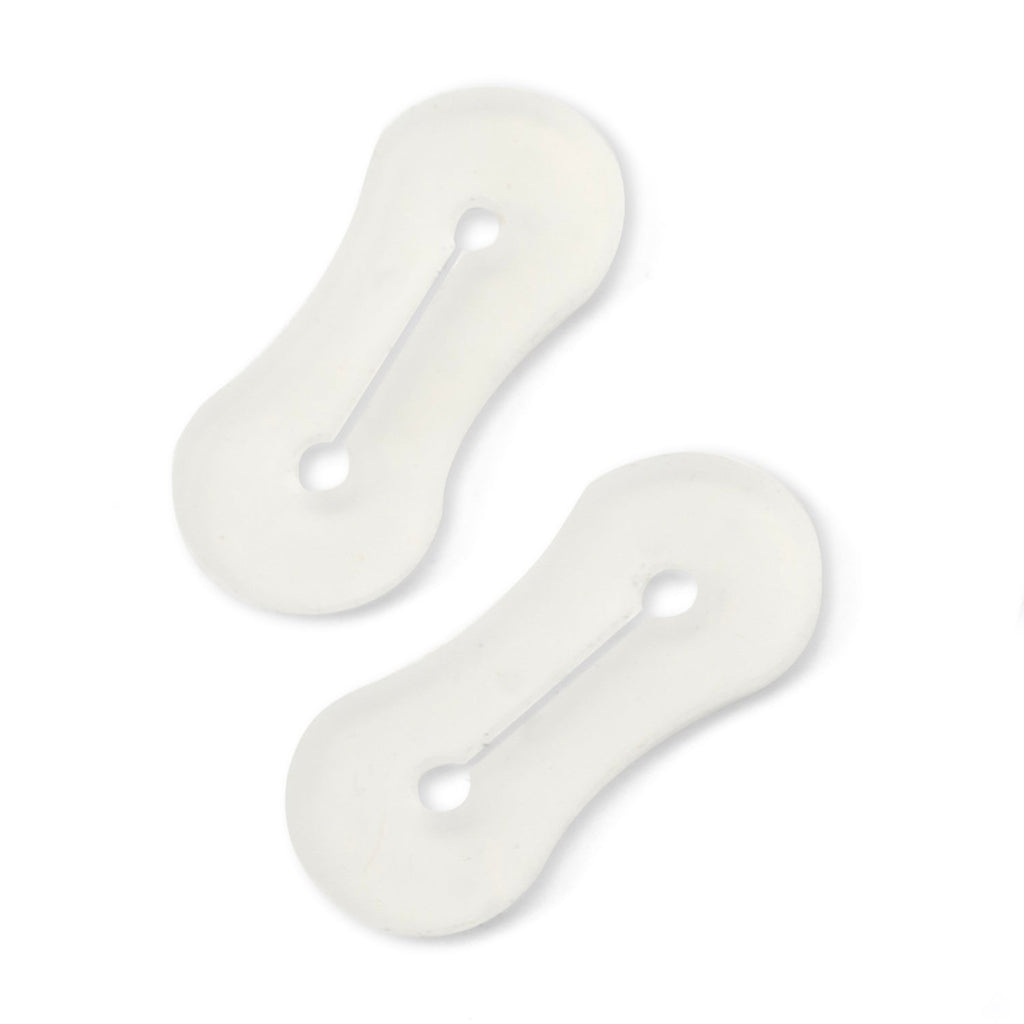 Clear Silicone Cufflink Adapters for Standard Dress Shirts - Image 2
