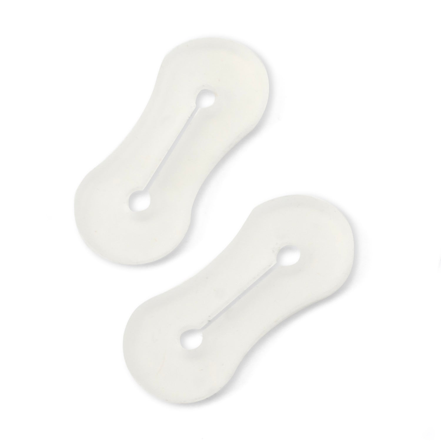 Clear Silicone Cufflink Adapters for Standard Dress Shirts - Image 2