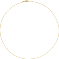 The Essential 14K Solid Gold Cable Chain Necklace