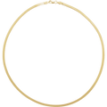 Lame d'Or Collier 2.8mm Herringbone Necklace 14K Yellow Gold
