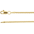 Solène 14K Yellow Gold Wheat Chain