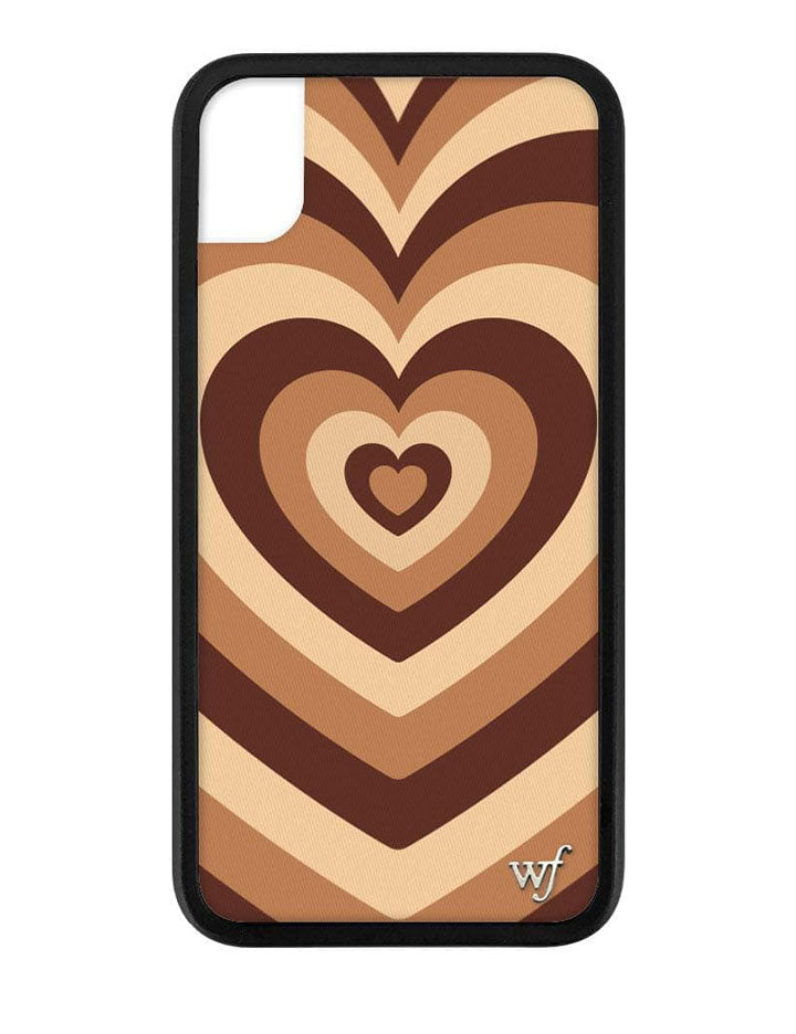 Latte Love | Brown iPhone Case