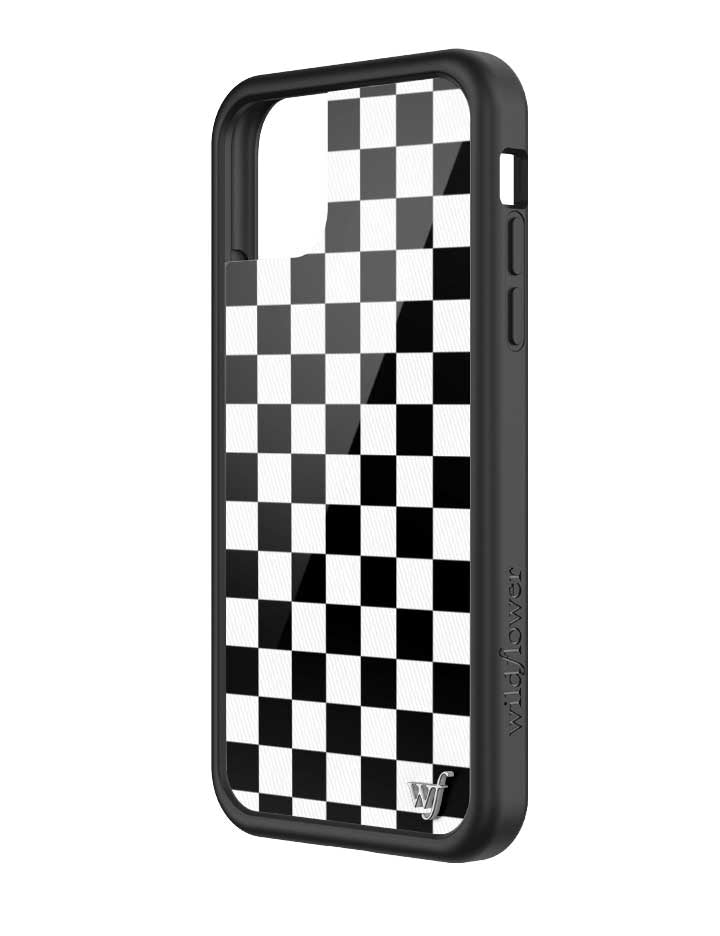 Checkers | Black iPhone Case