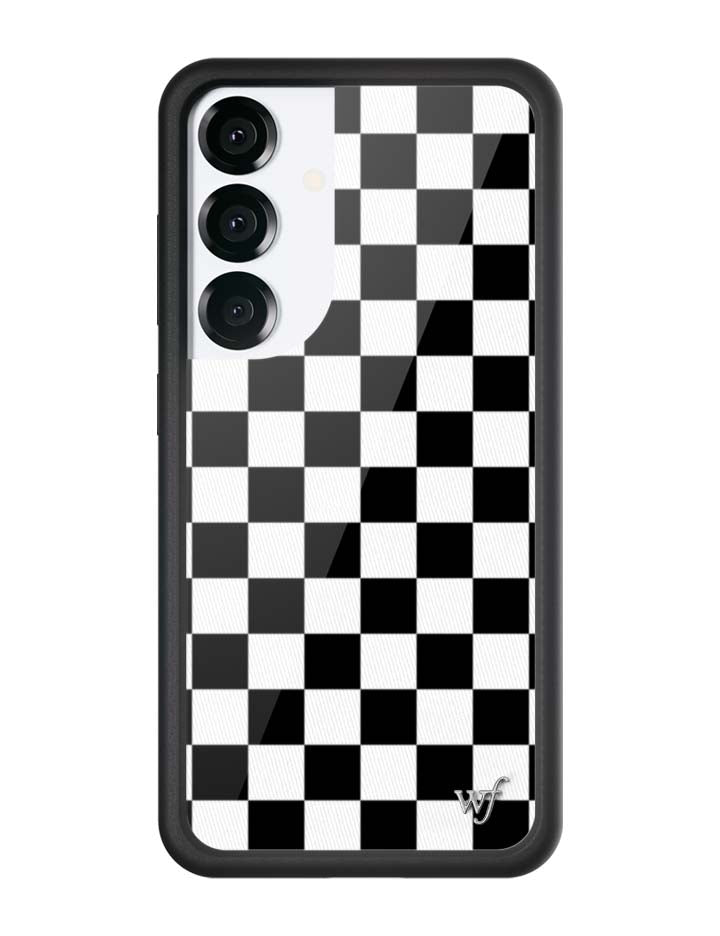 Checkers Black Phone Case for Samsung Galaxy - Image 7