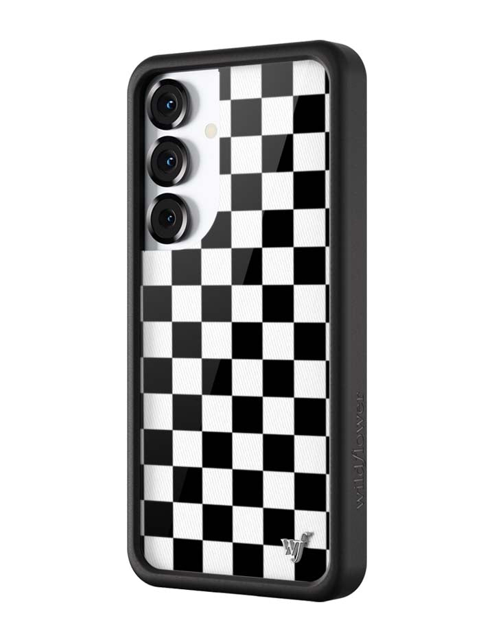 Checkers Black Phone Case for Samsung Galaxy - Image 8