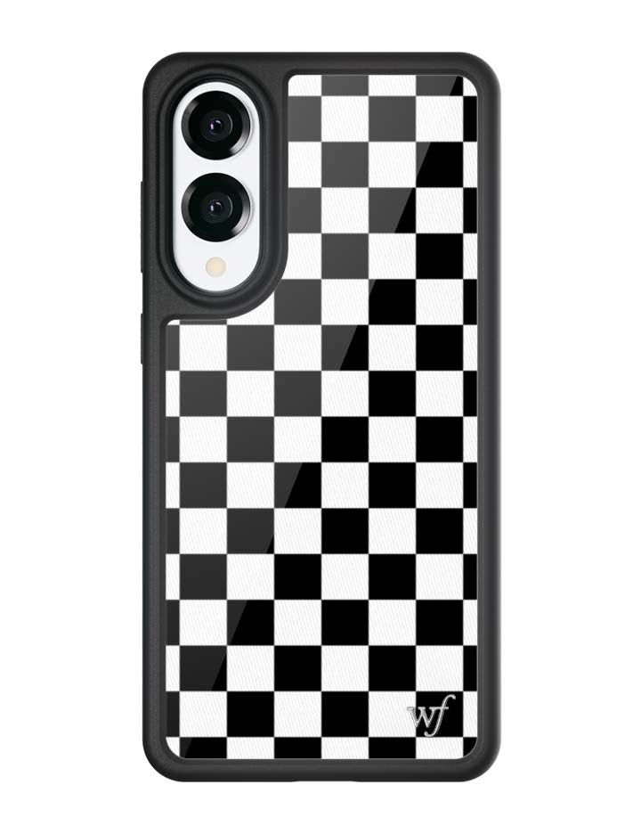 Checkers Black Phone Case for Samsung Galaxy - Image 3