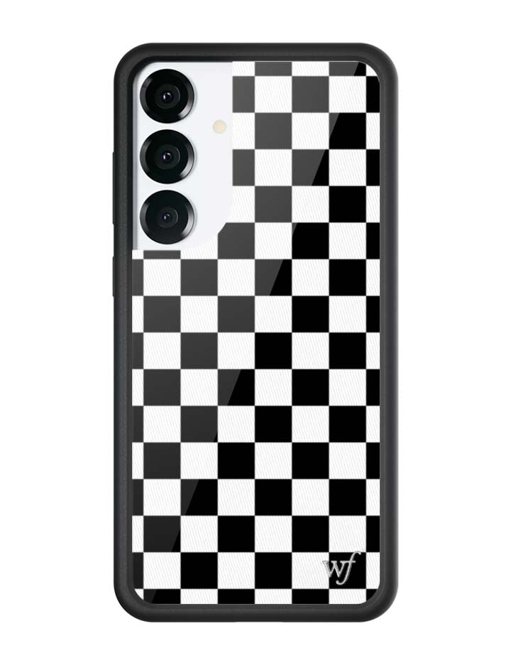 Checkers Black Phone Case for Samsung Galaxy - Image 5