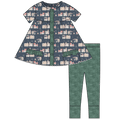 Christmas Trains Short Sleeve Tunic + Legging Set (Pre-Order)