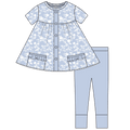 Claire Bamboo Short Sleeve Tunic + Legging Set (Pre-Order)
