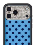 Silver Rhinestone Camera Lens Protector Cover for iPhone