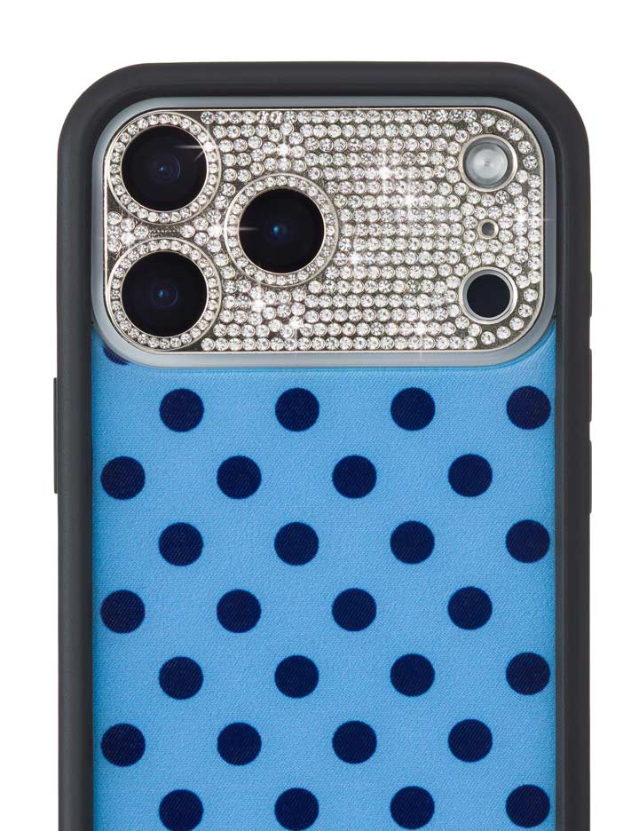 Silver Rhinestone Camera Lens Protector Cover for iPhone