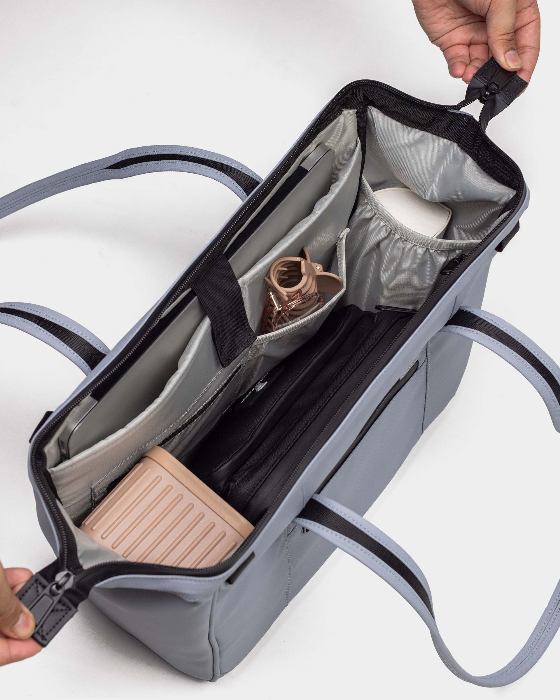 Cascade Compact Tote Bag - Weather-Proof Minimalist Carry-All