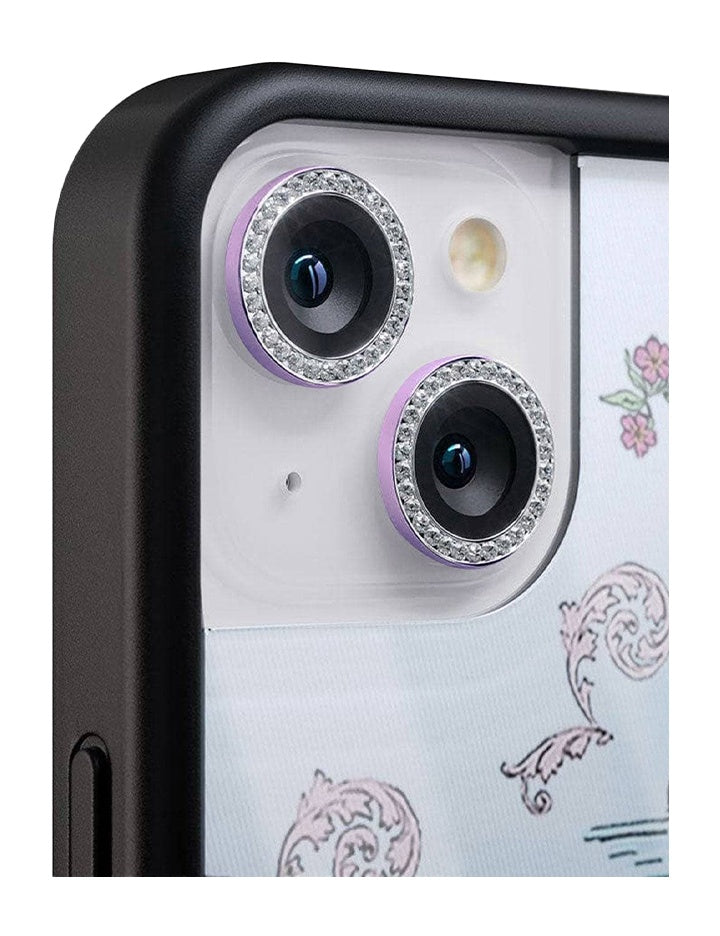 Purple Crystal Bling iPhone Camera Lens Protector Cover - Image 8