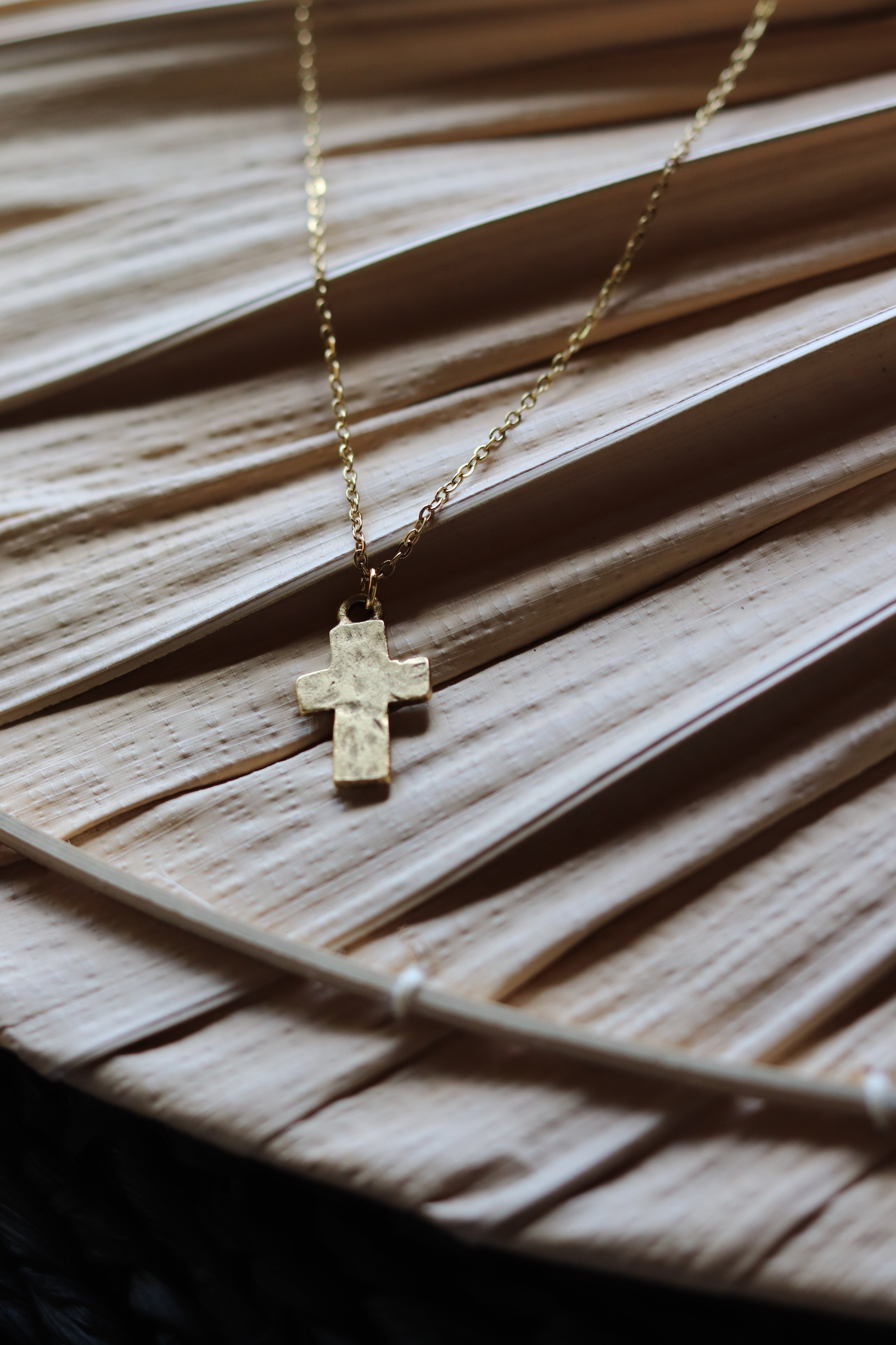 Dainty Gold Cross Necklace