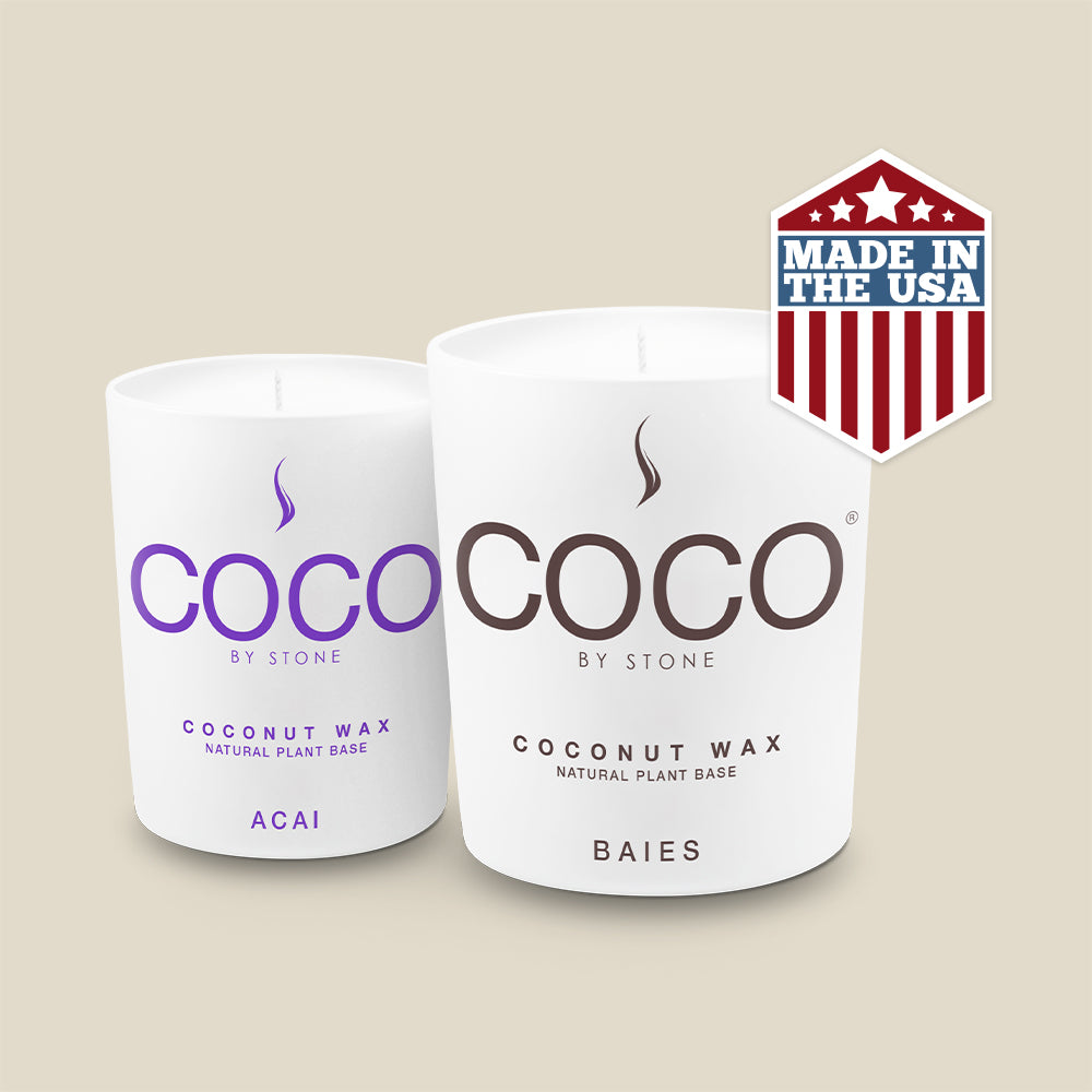 Oud Wood Natural Coconut Apricot Wax Candle
