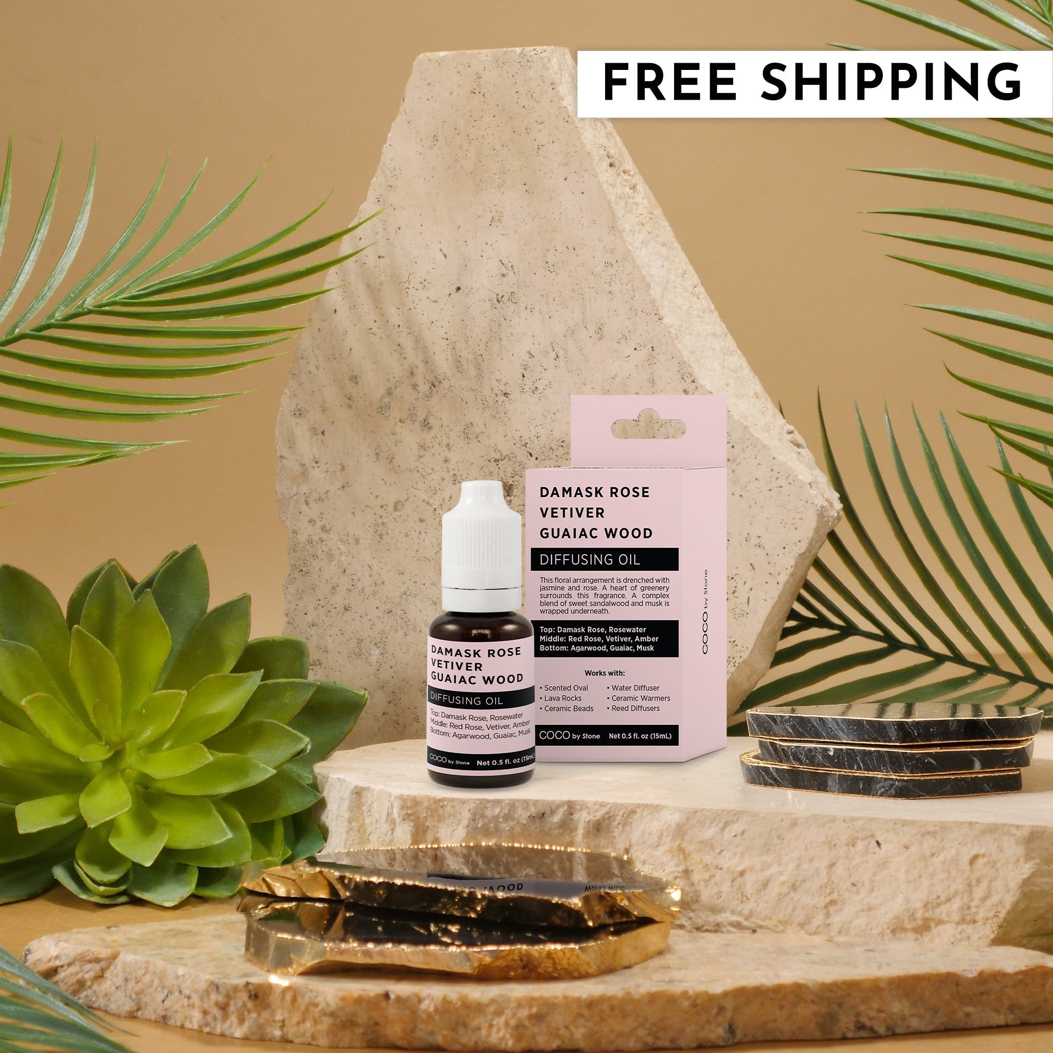 Diffusing Oil (Damask Rose | Vetiver | Guaiac Wood)