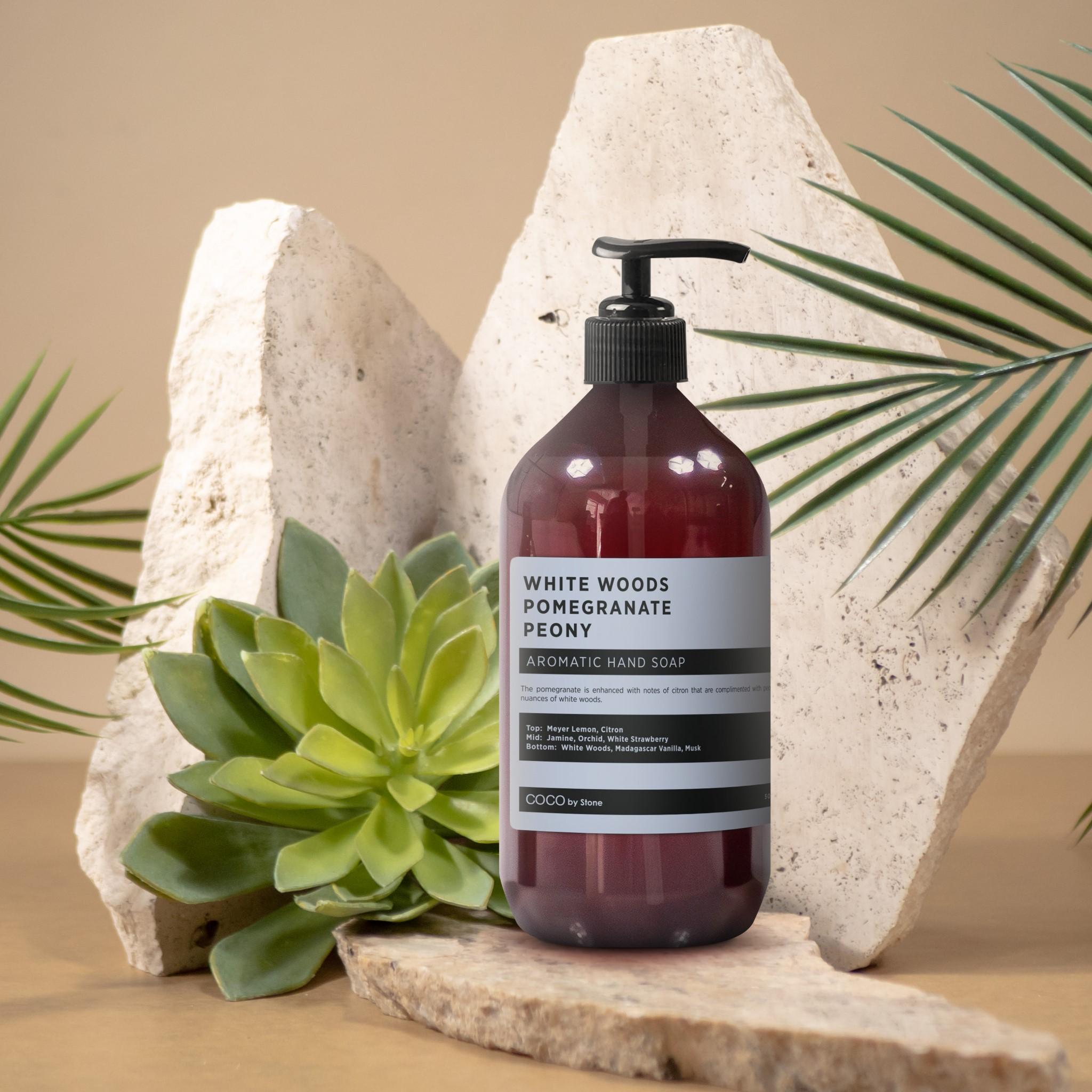 White Woods Pomegranate Peony Aromatic Hand Soap - Image 7