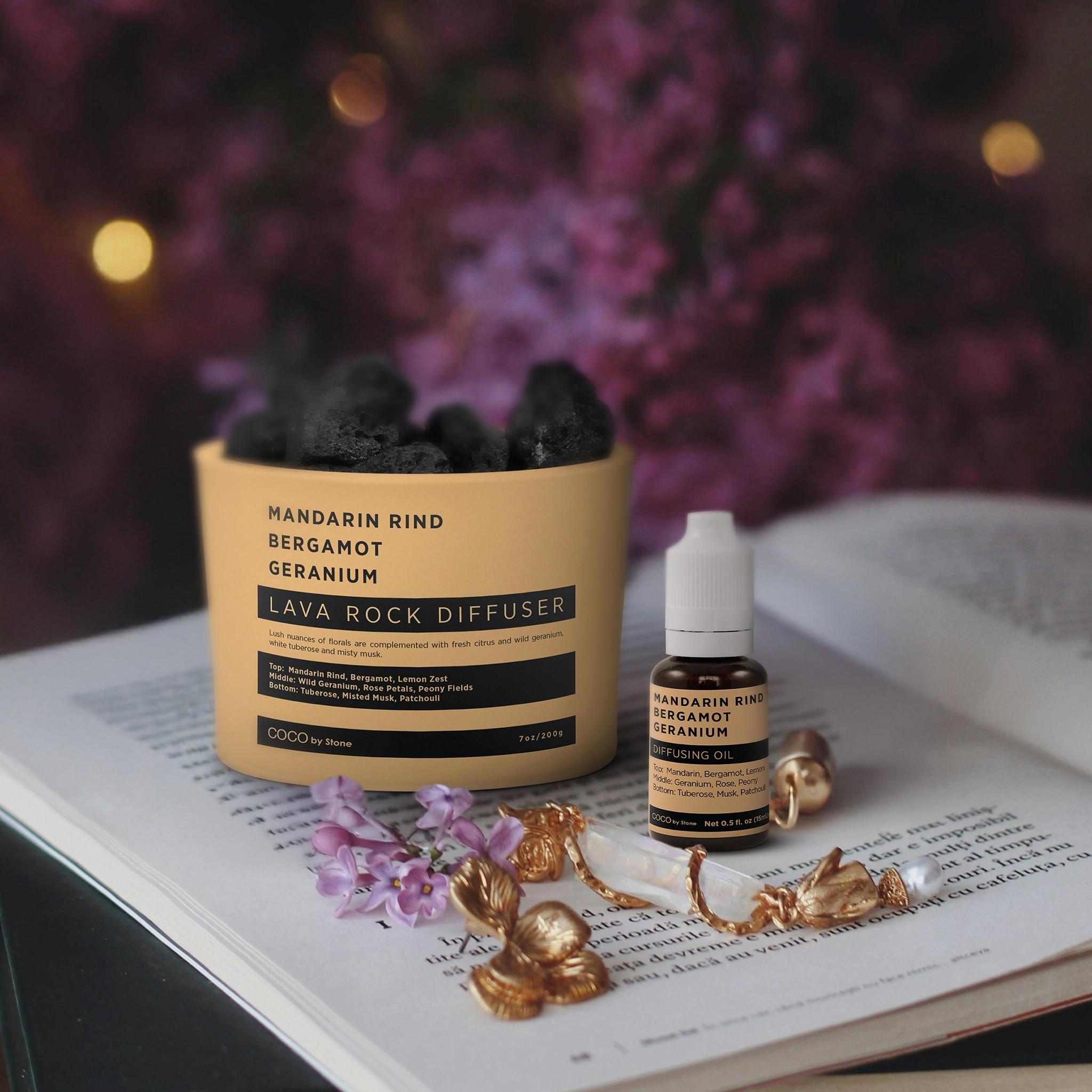Diffusing Oil (Mandarin Rind | Bergamot | Geranium)