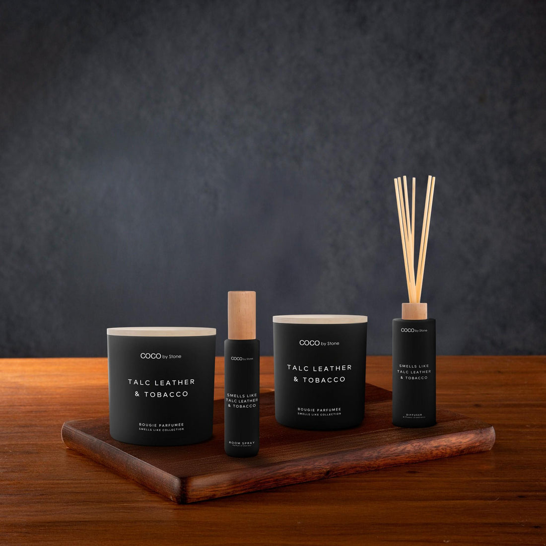 11oz Smells Like Talc Leather & Tobacco Candle