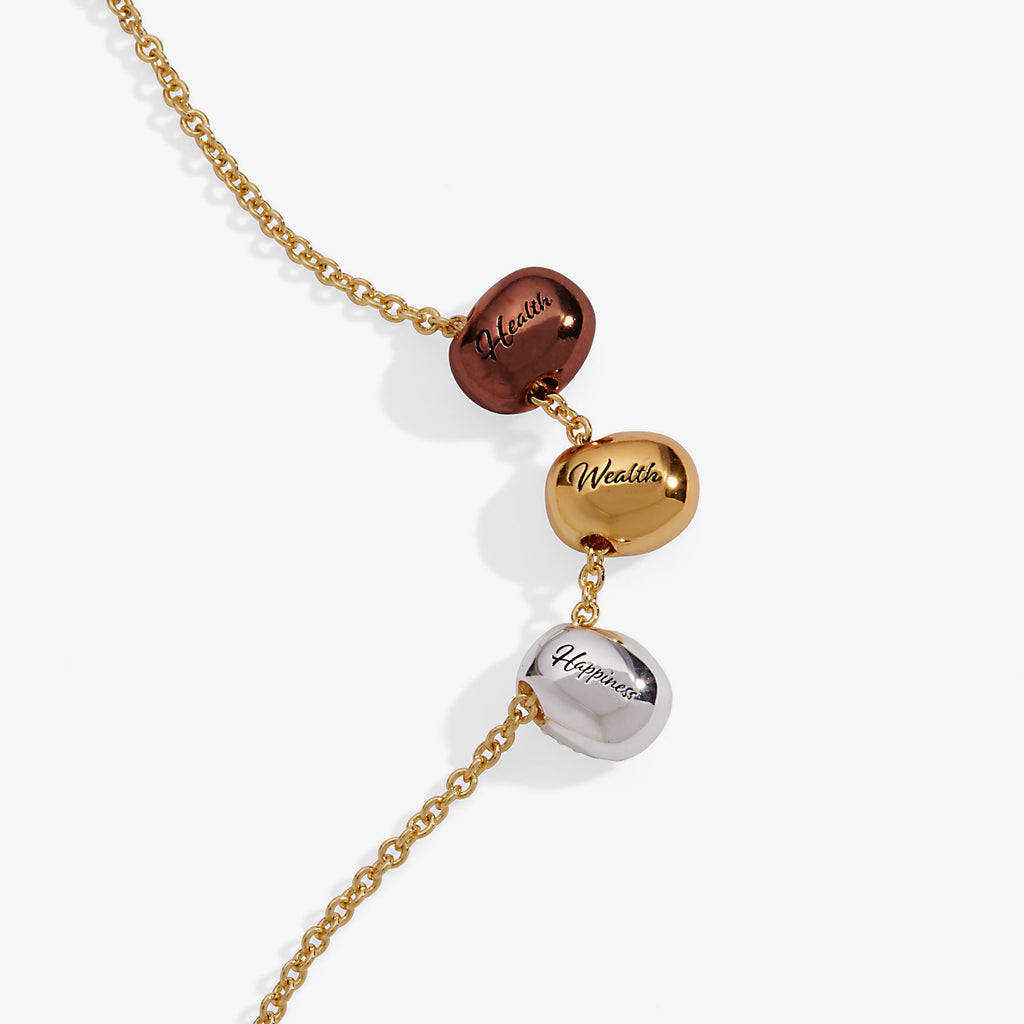 Tritone Coffee Bean Pendant Necklace for Coffee Lovers
