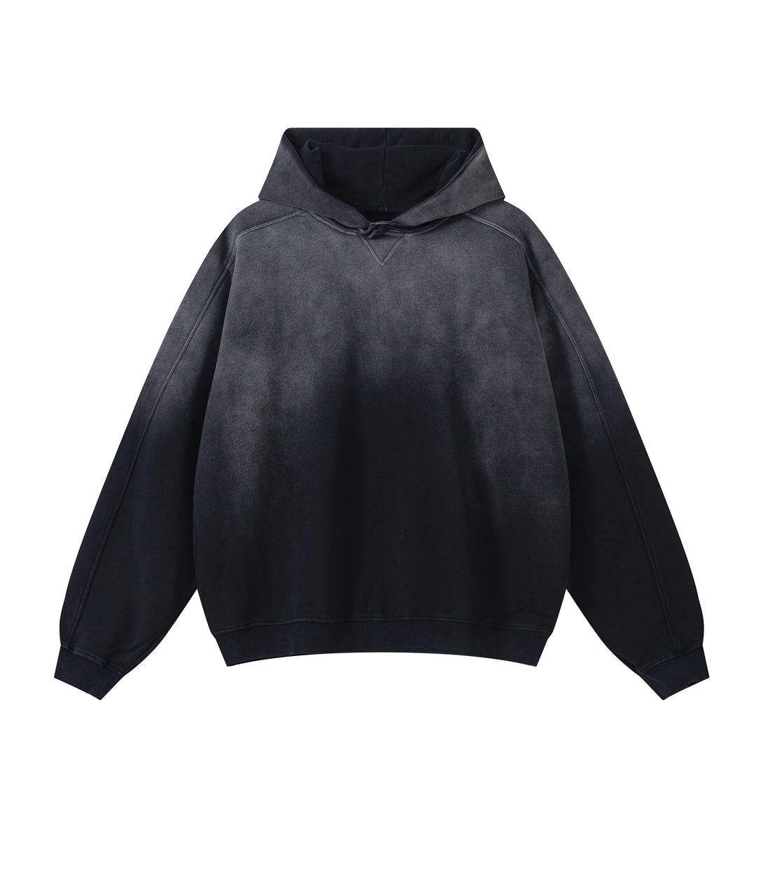 NOIR CONTRAST PANEL HOODIE