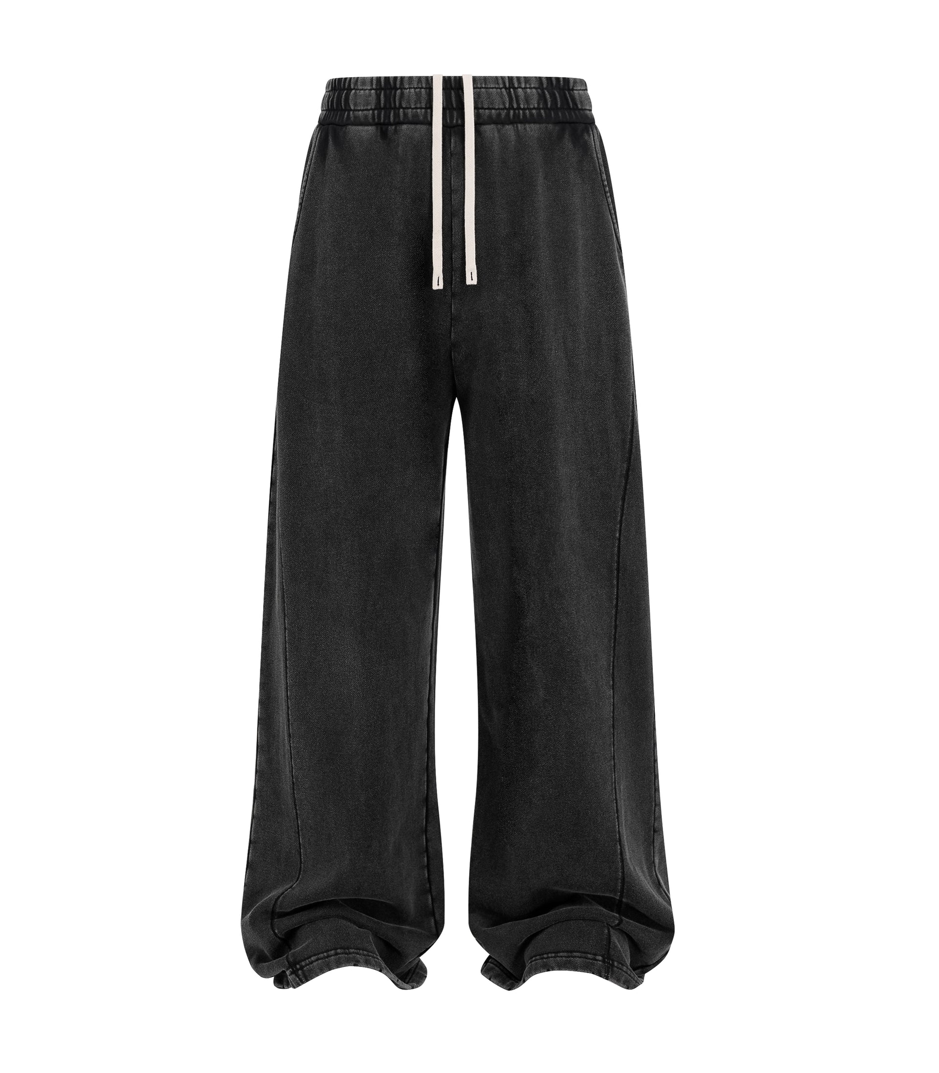ACID WASH PANEL SWEATPANTS