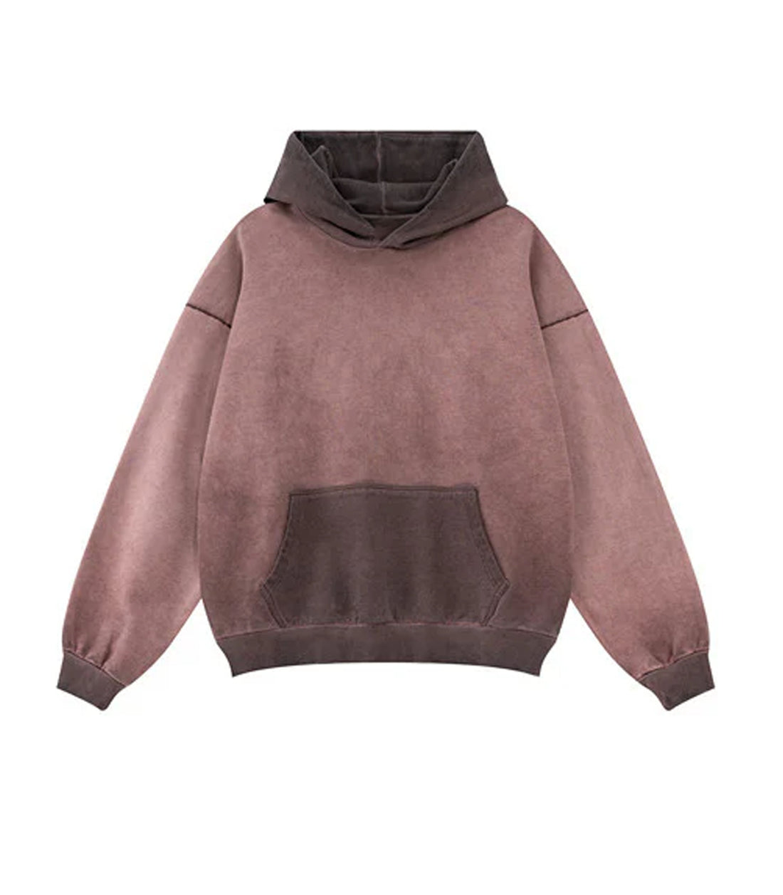 BROWN SUNFADE HOODIE