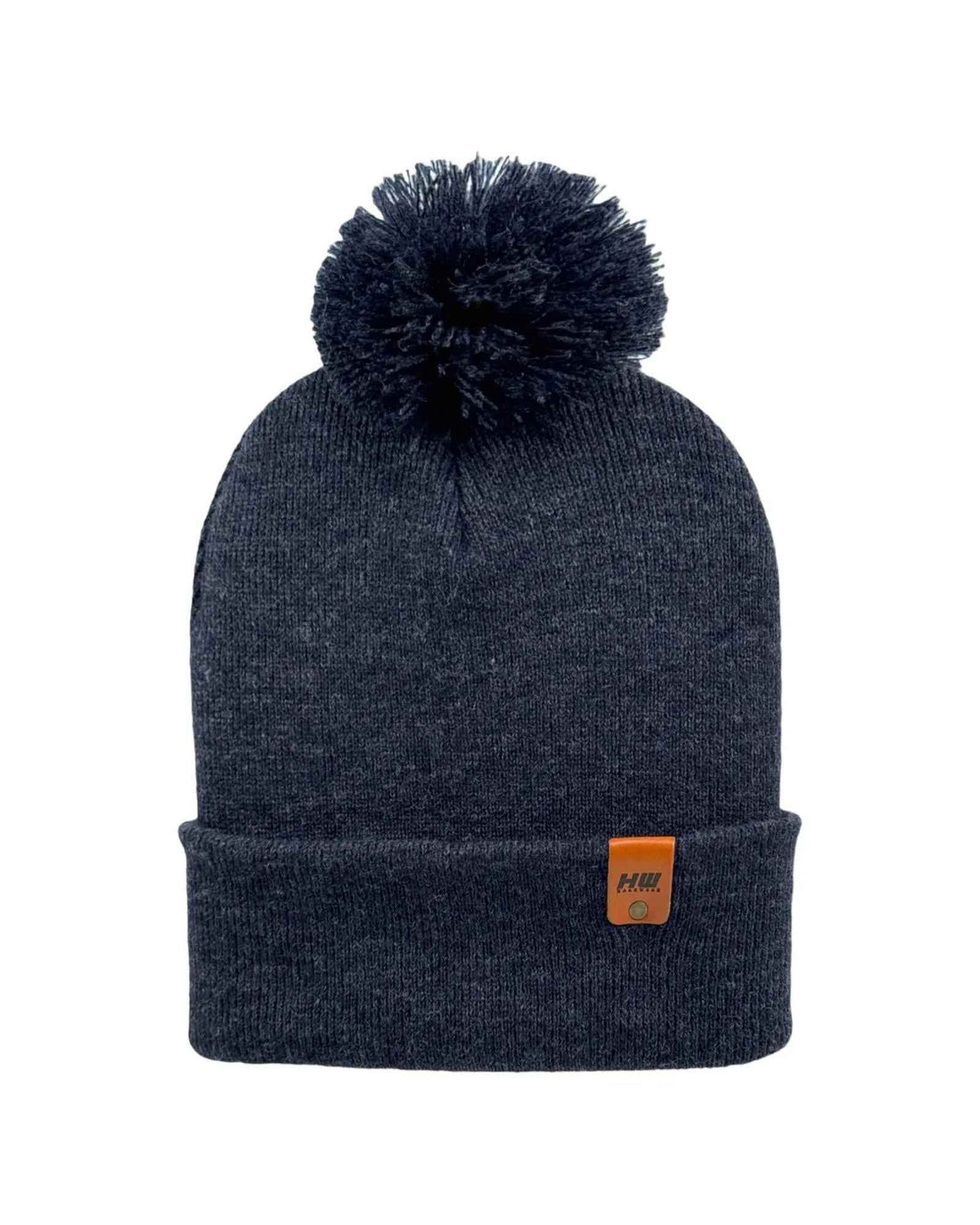 HAAKWEAR PomPom Beanie - Made in USA - Denim Blue