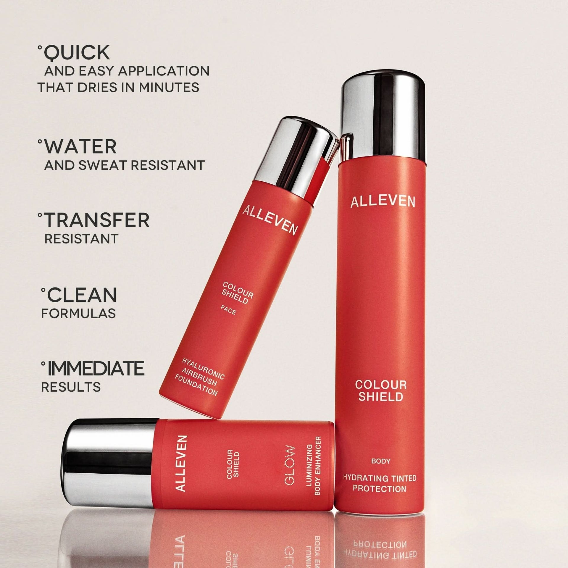 ALLEVEN COLOUR SHIELD GLOW FACE & BODY - ONYX 100ml