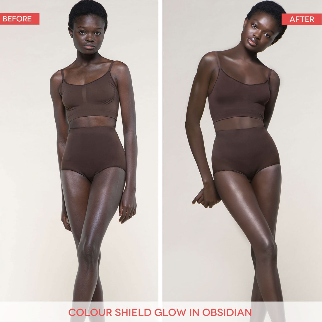 Colour Shield Glow Face & Body Foundation - Obsidian 100ml