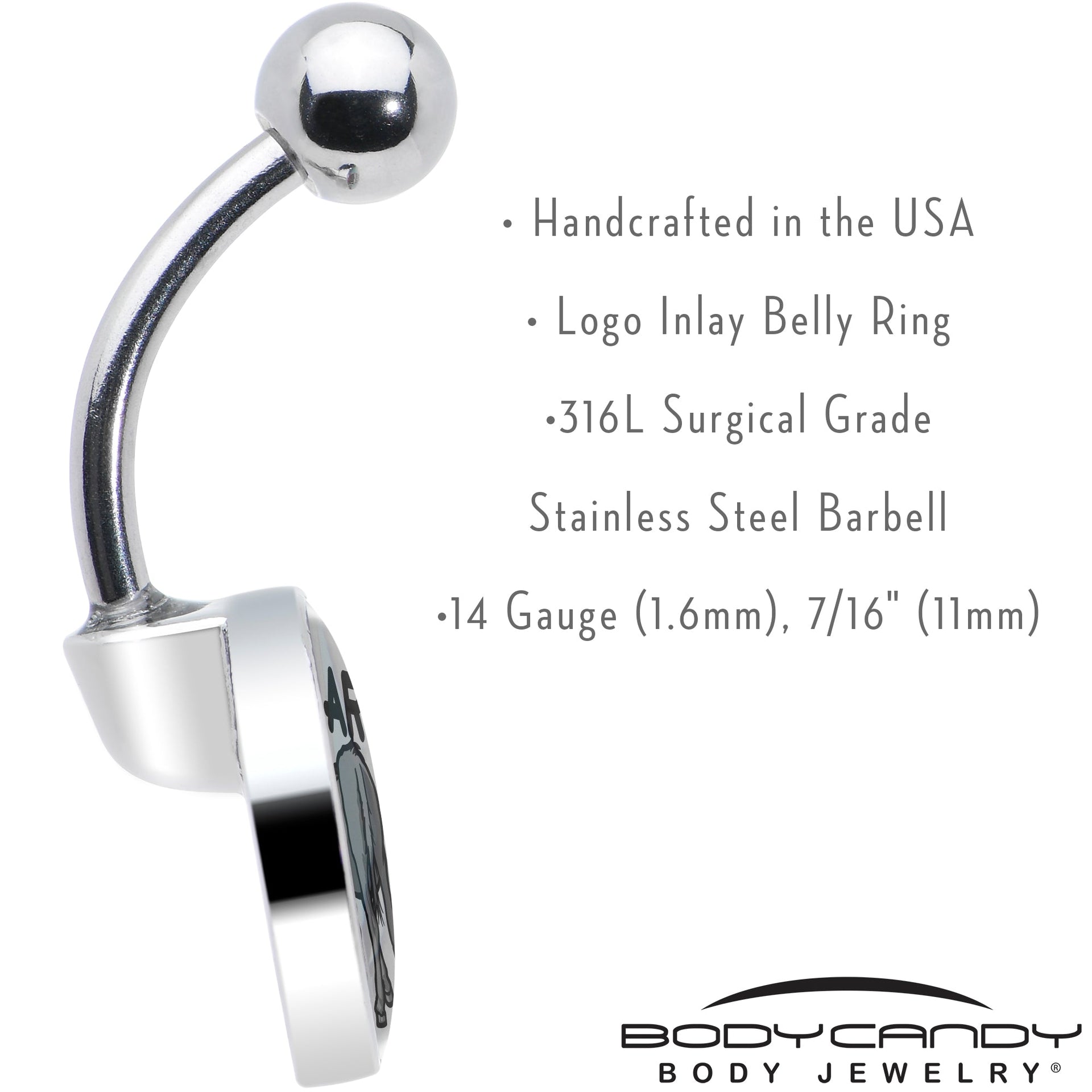 Donkey Smart Ass Belly Ring by Onyx O