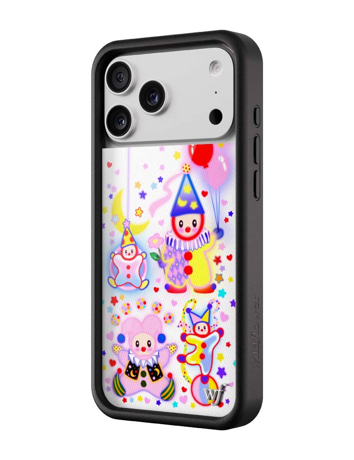 Clown Around iPhone Case with Colorful Airbrushed Design - Image 2