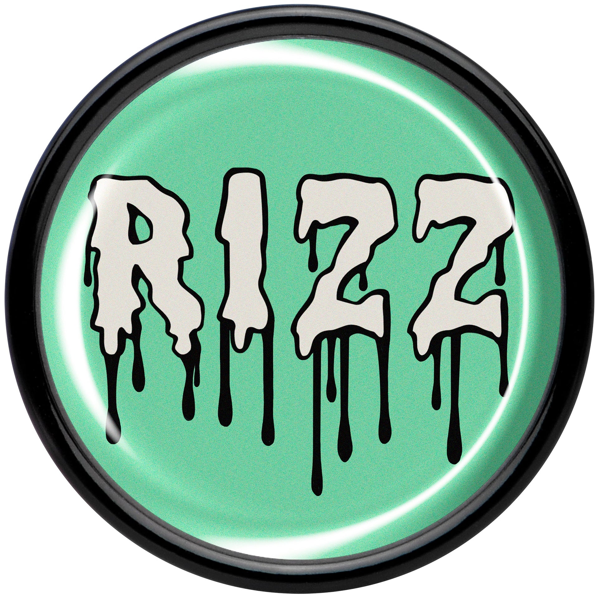 RIZZ Black Acrylic Saddle Plug Set by Onyx O