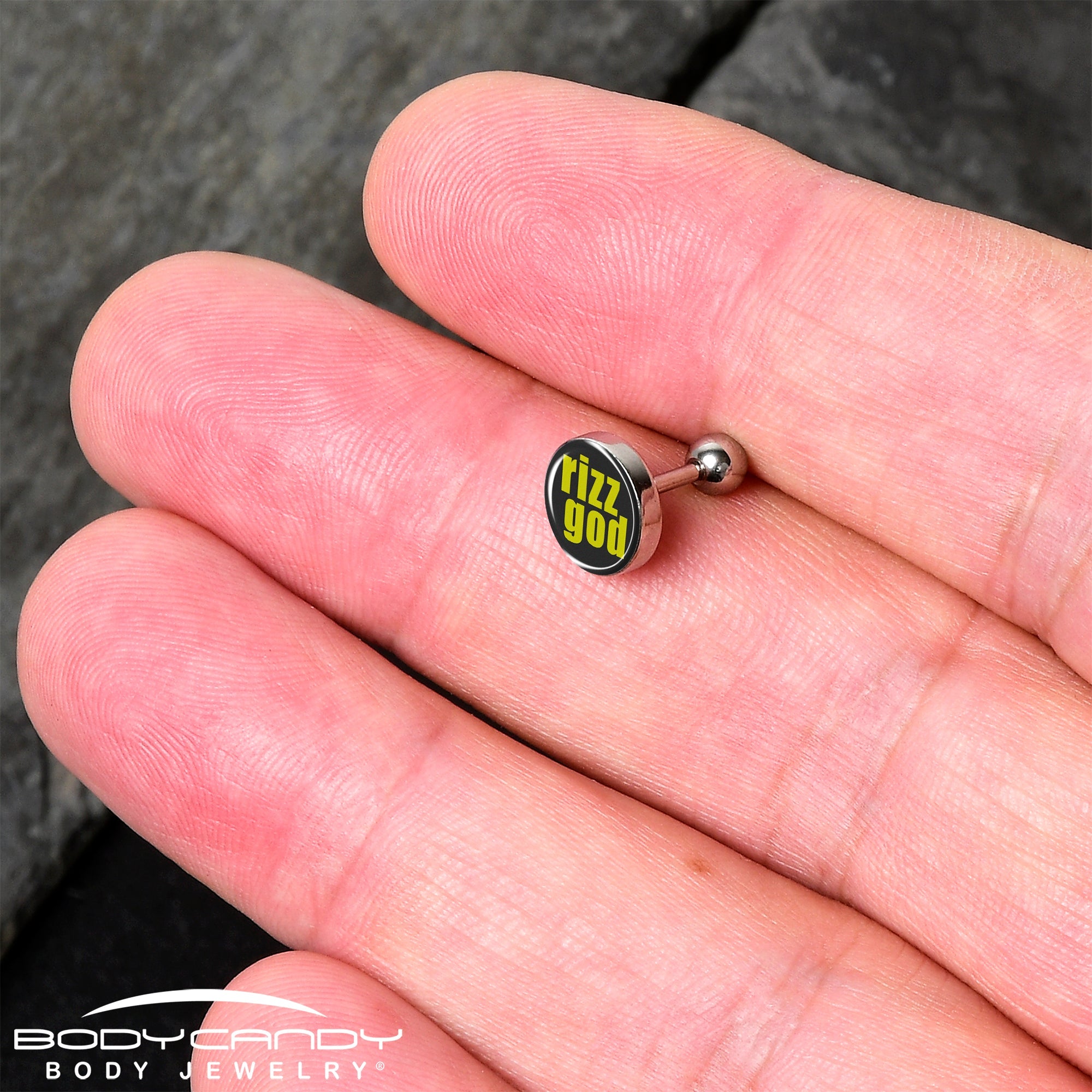 RIZZ GOD Tragus Cartilage Earring by Onyx O