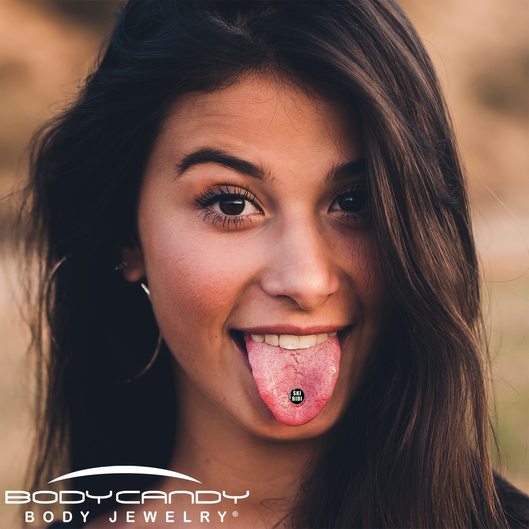 SKIBIDI Barbell Tongue Ring by Onyx O
