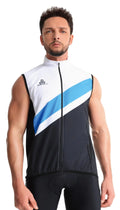 CEROTIPOLAR Mens Cycling Vest with 3 Reflective Tape Cargo Pockets Micro Softshell Windproof Bike Vest