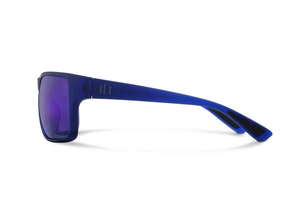 Acadia | Matte Blue | Polarized Blue Flash Lens