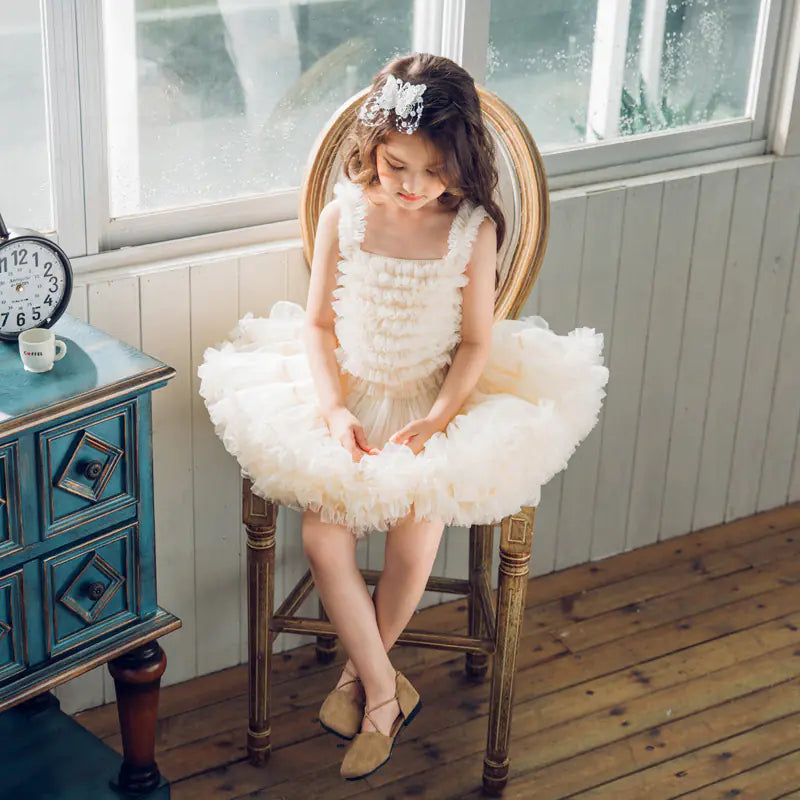 Kids Tulle Skirt, Tutu Dress, and Overall Dress