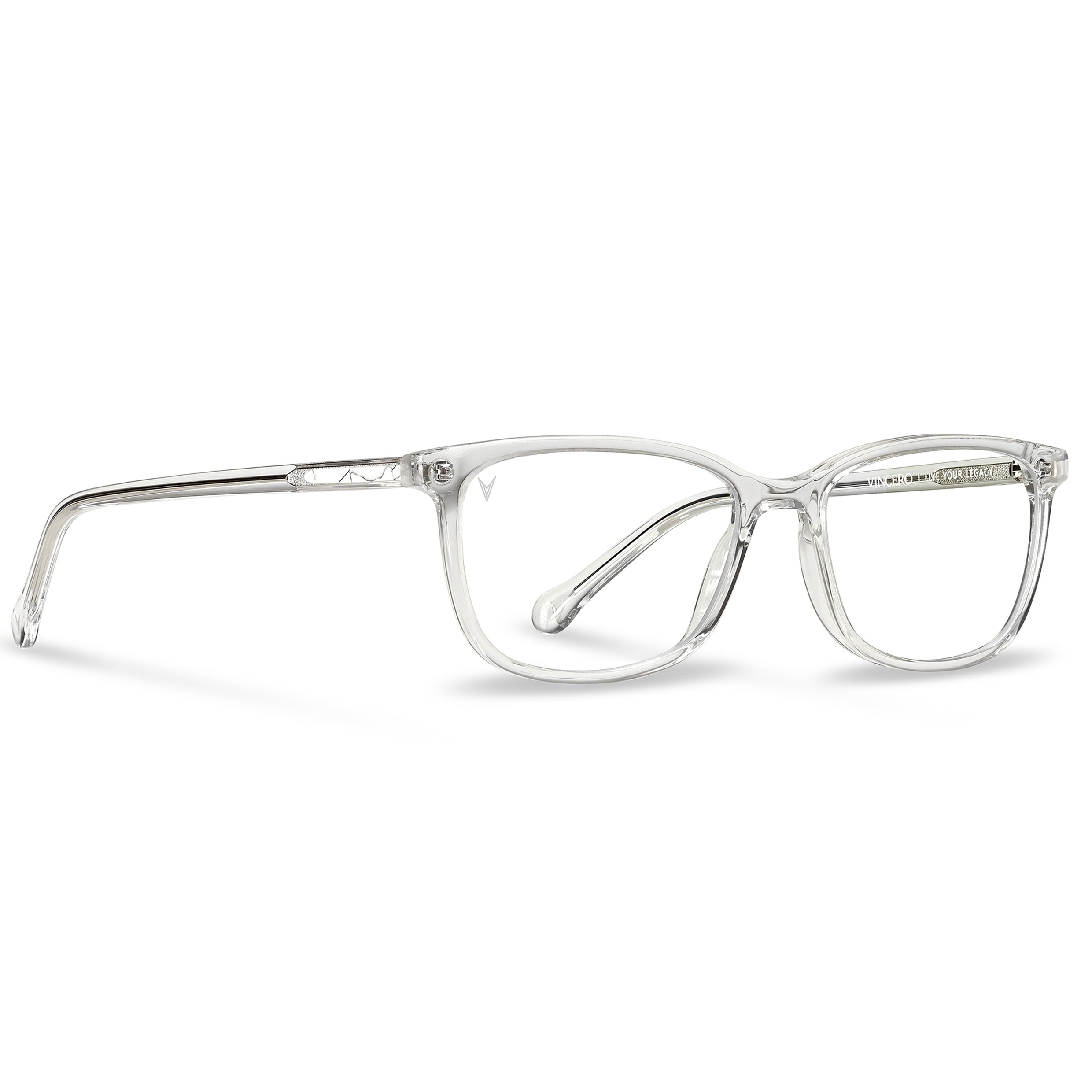 Camden Blue Light Glasses in Crystal - Screen Protection Eyewear